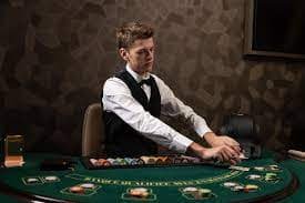 Table selection lobby for Caribbean Stud Poker on serubet slot